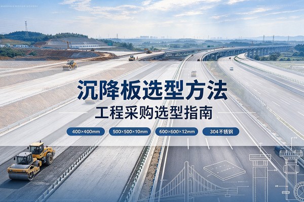 镇安沉降板选择方法