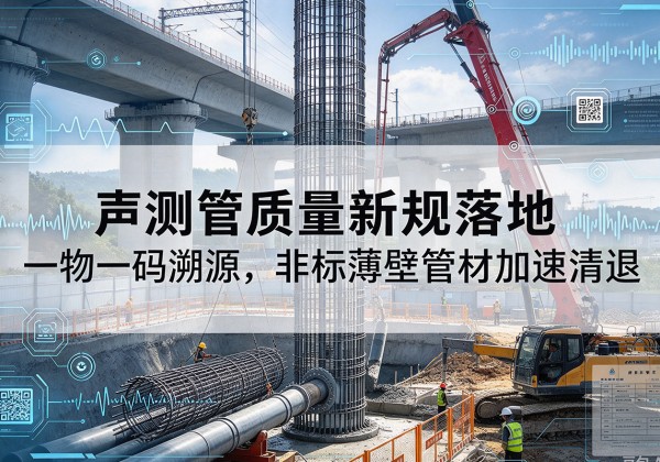镇安声测管质量新规落地，一物一码溯源，非标薄壁管材加速清退