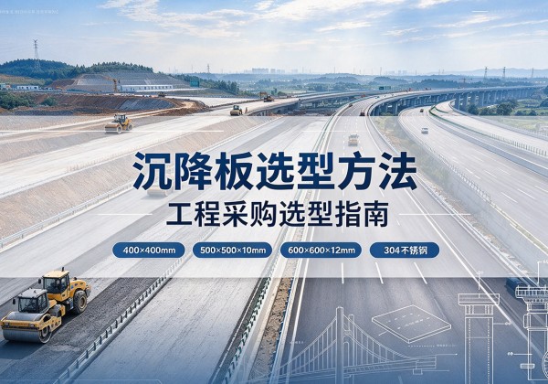 镇安沉降板选择方法